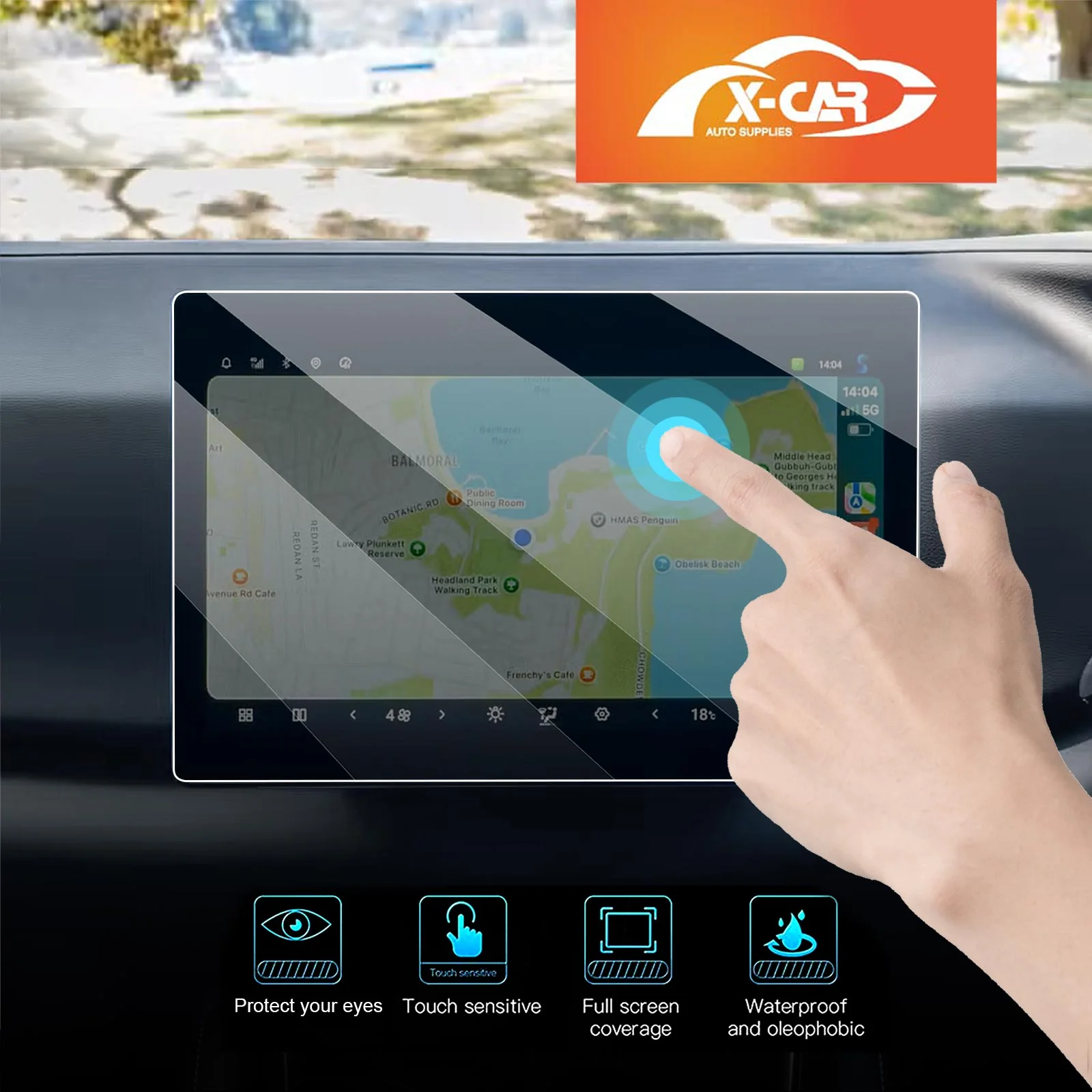 Tempered Glass Dash Centre Console Screen Protector for BYD Atto 2 Atto2 2025-Onwards Touchscreen Anti-Scratch Cover Accessories - Image 9
