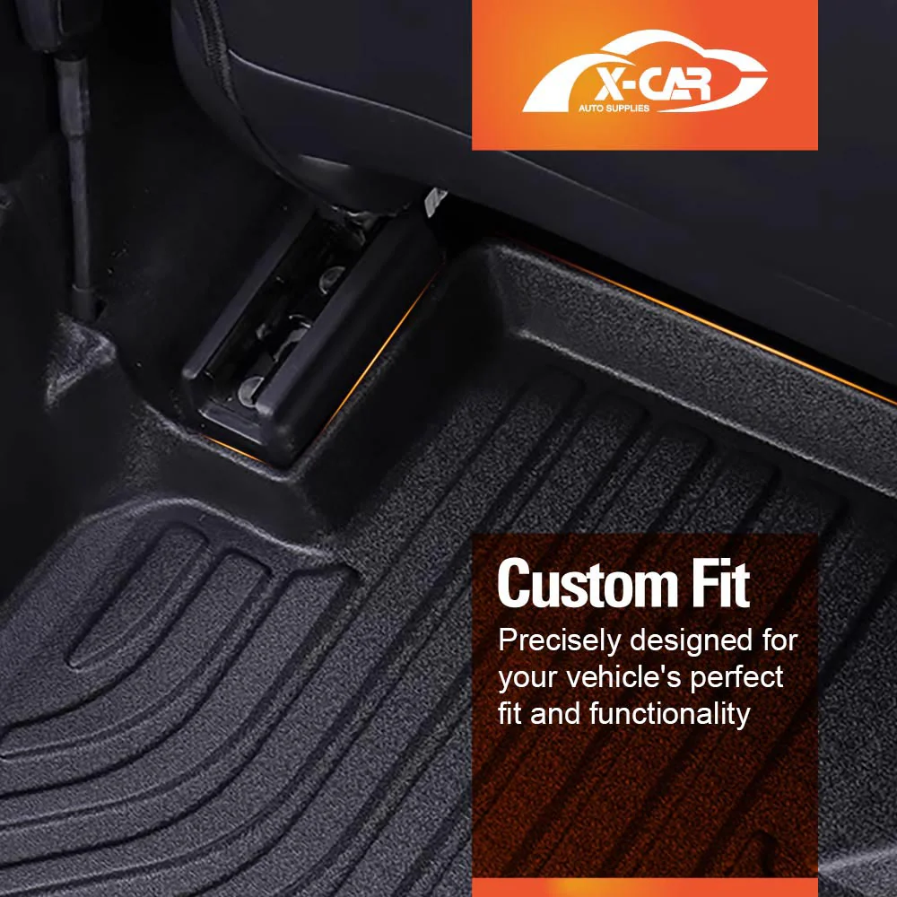 3D Floor Mats for Hyundai Tucson 2015-2021 All-Weather Car Liners - Image 7