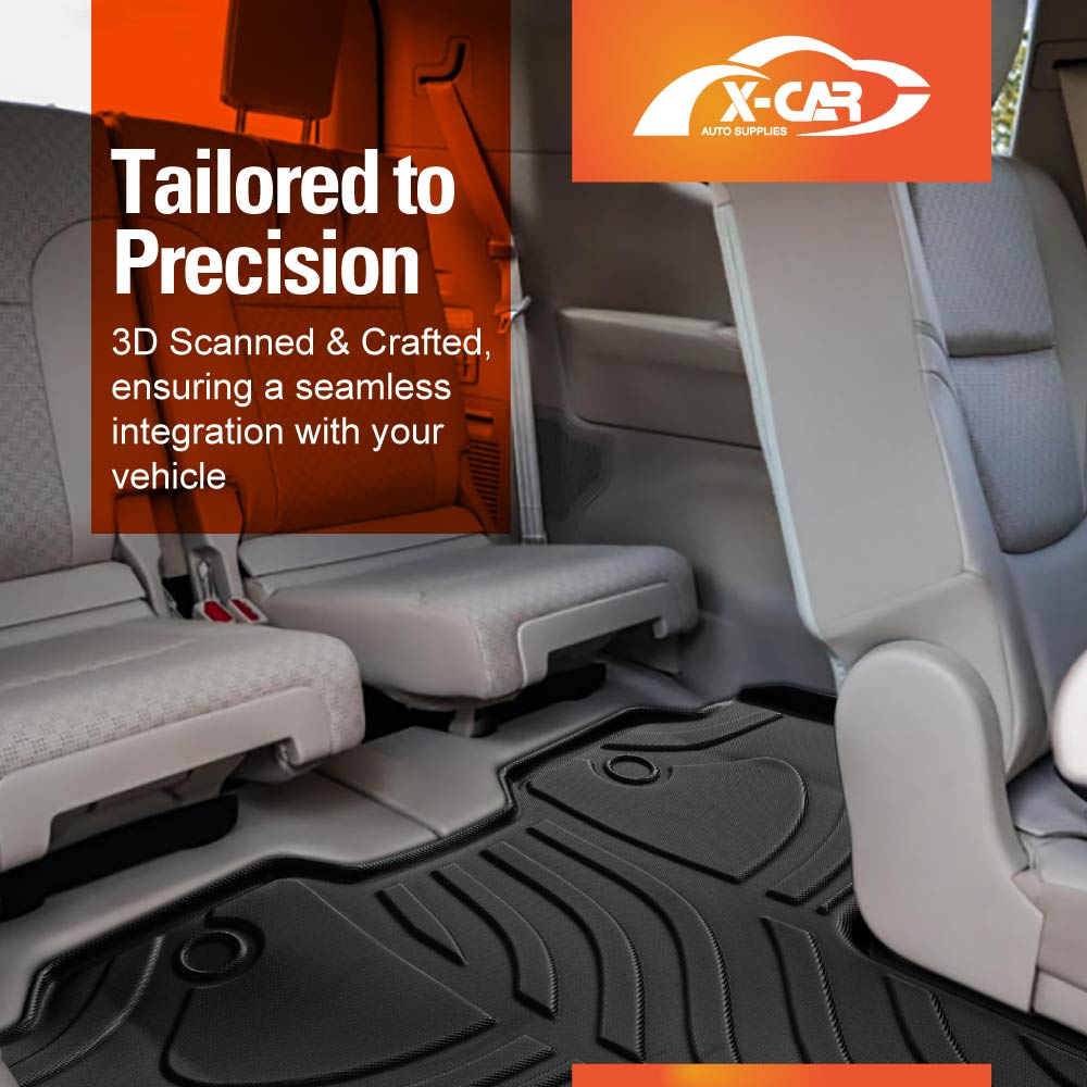 3D Floor Mats for Lexus LX Series LX500d LX600 2021-Onwards All-Weather Car Liners - Image 13