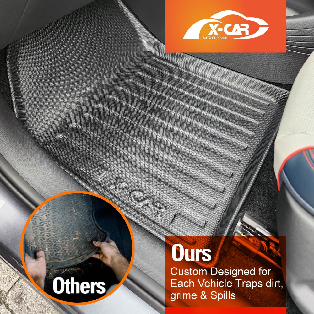 3D Floor Mats for Toyota Camry 2012-2017 All-Weather Car Liners - Image 3