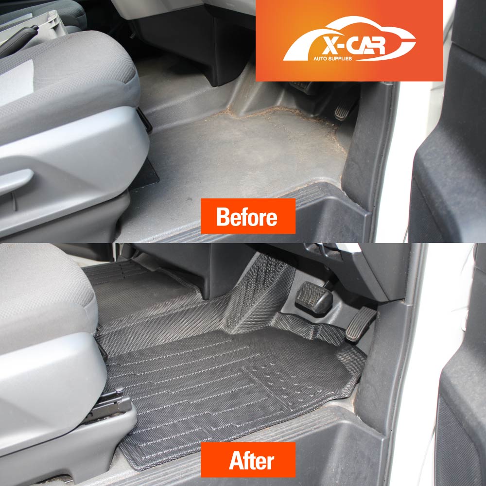 3D Floor Mats for Toyota HiAce Van 2019-Onwards All-Weather Car Liners - Image 3