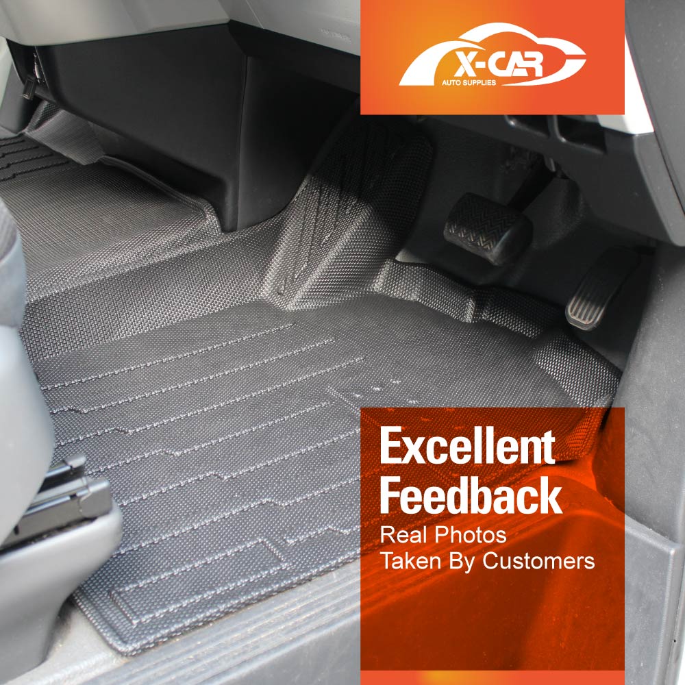 3D Floor Mats for Toyota HiAce Van 2019-Onwards All-Weather Car Liners - Image 6