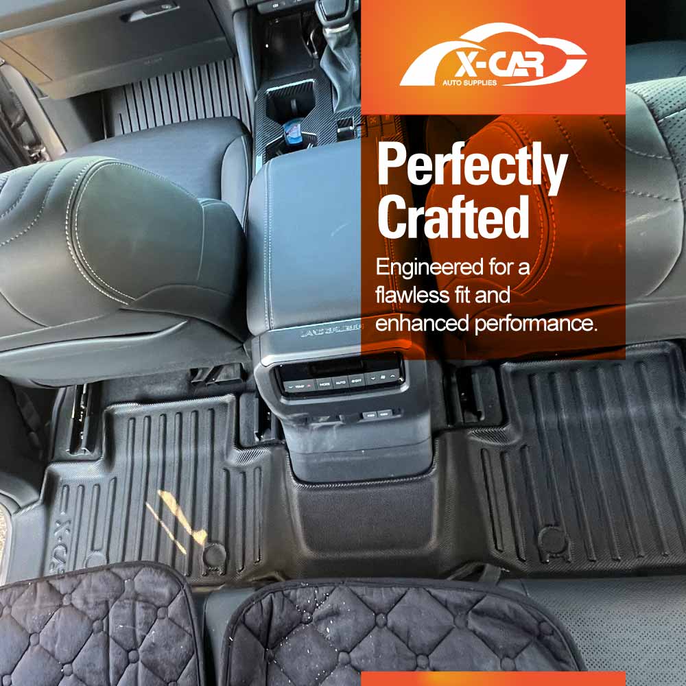 3D Floor Mats for Toyota Prado 250 Series 7-Seater 2024-Onwards All-Weather Car Liners - Image 13