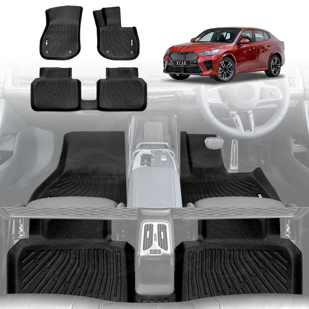 3D Floor Mats for BMW iX2 U10 Series 2024-Onwards All-Weather Car Liners