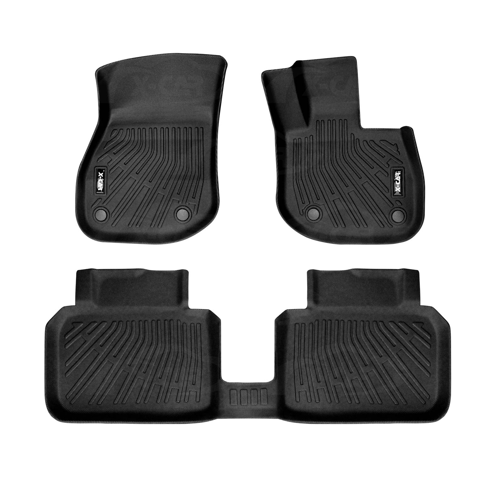 3D Floor Mats for BMW iX2 U10 Series 2024-Onwards All-Weather Car Liners - Image 11