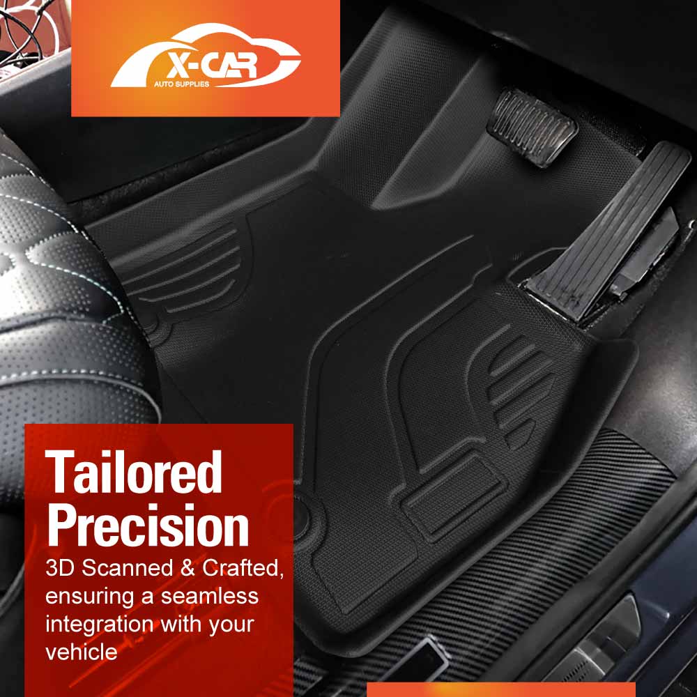 3D Floor Mats for BYD SEALION 7 2025-Onwards All-Weather Car Liners - Image 3