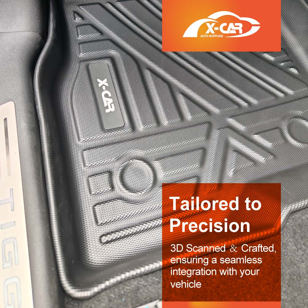 3D Floor Mats for Chery Tiggo 8 Pro Max 2024-Onwards All-Weather Car Liners - Image 5