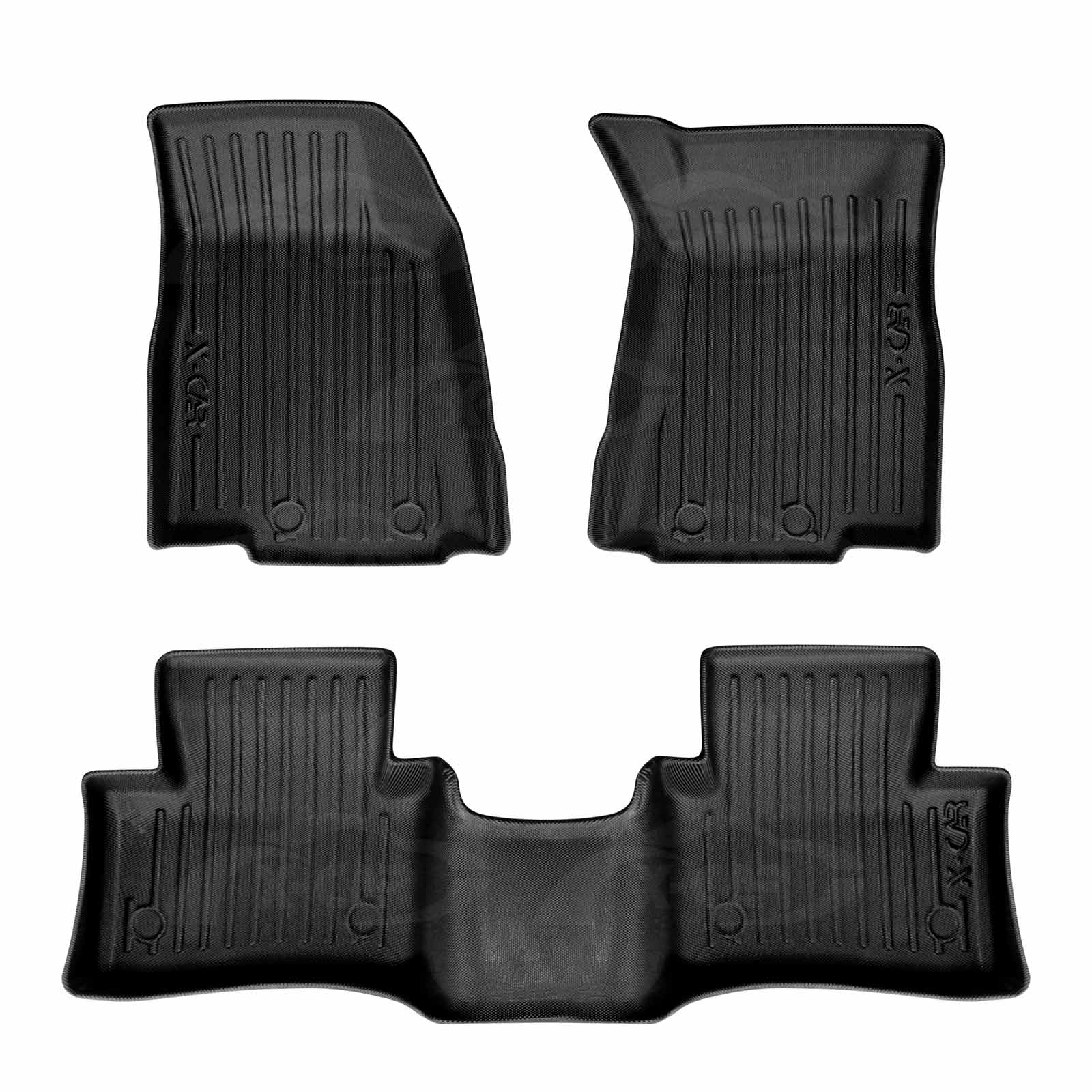 3D Floor Mats for Ford Falcon Ute FG 2008-2016 All-Weather Car Liners - Image 11