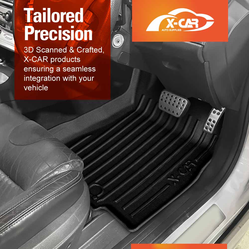 3D Floor Mats for Ford Falcon Ute FG 2008-2016 All-Weather Car Liners - Image 2