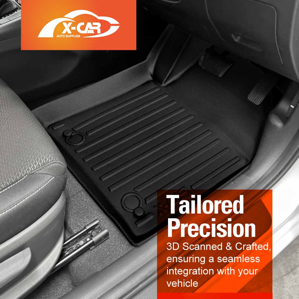 3D Floor Mats for Hyundai i30 Hatchback 2018-Onwards All-Weather Car Liners - Image 3