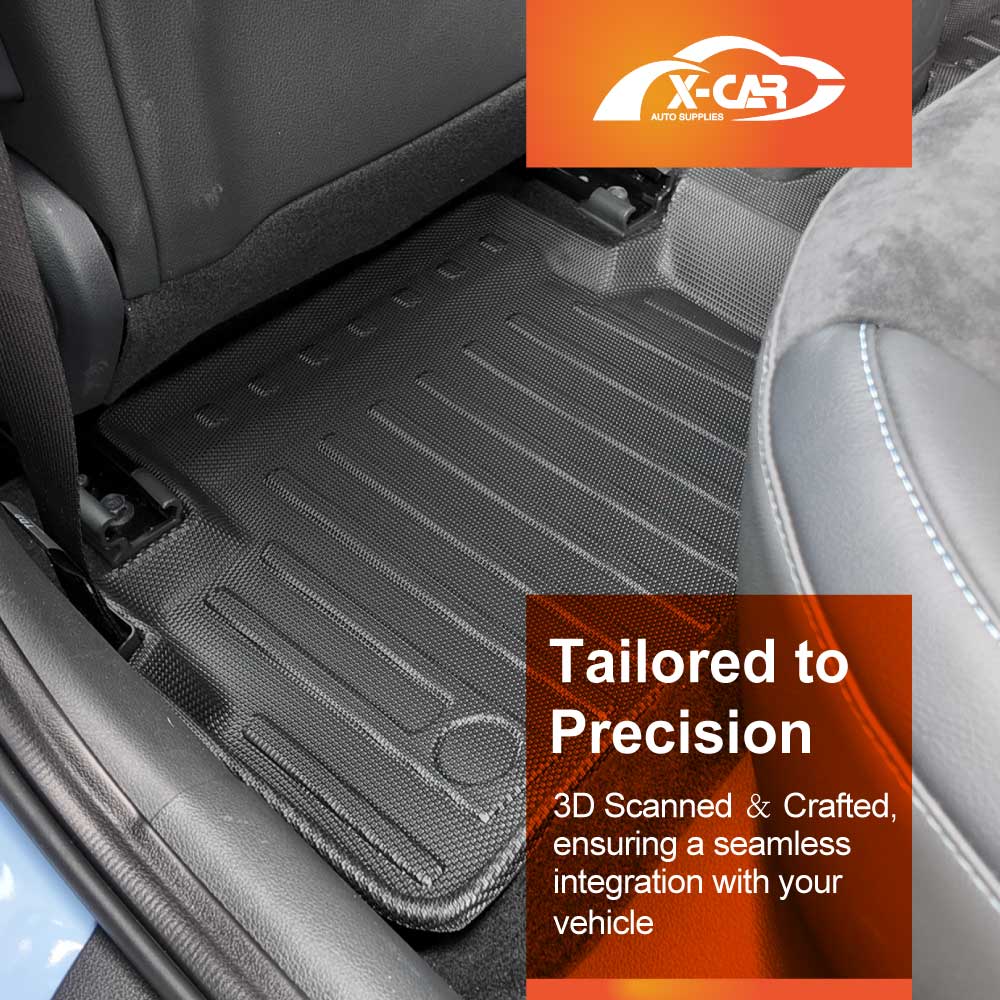 3D Floor Mats for Hyundai i30 Hatchback 2018-Onwards All-Weather Car Liners - Image 7