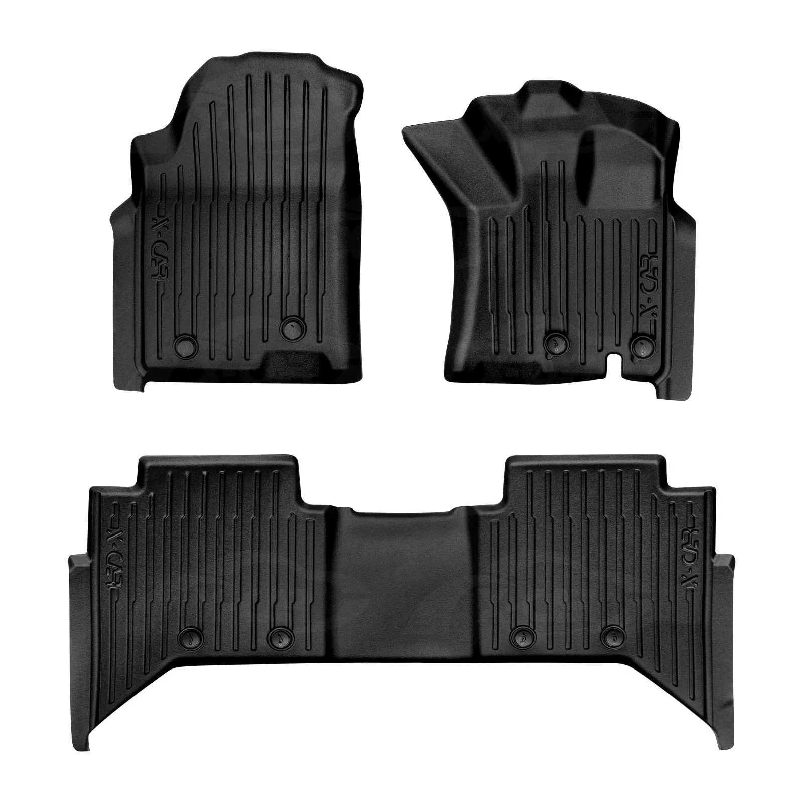 3D Floor Mats for JAC T9 Dual Cab 2024-Onwards All-Weather Car Liners - Image 12