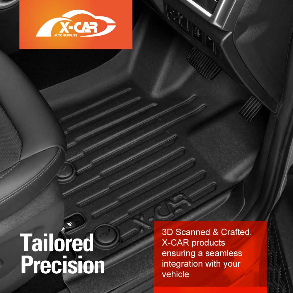 3D Floor Mats for JAC T9 Dual Cab 2024-Onwards All-Weather Car Liners - Image 4
