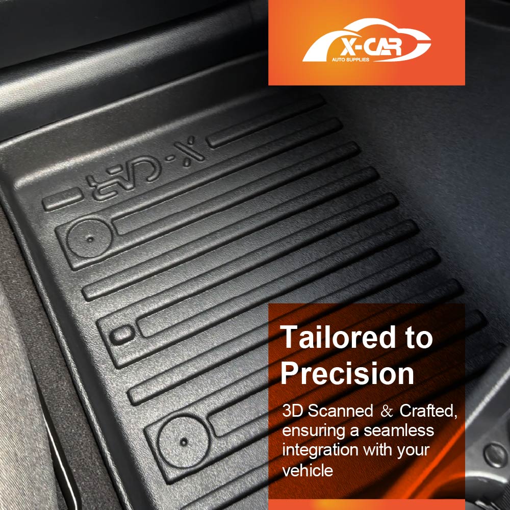 3D Floor Mats for Kia Picanto 2016-Onwards All-Weather Liners - Image 4