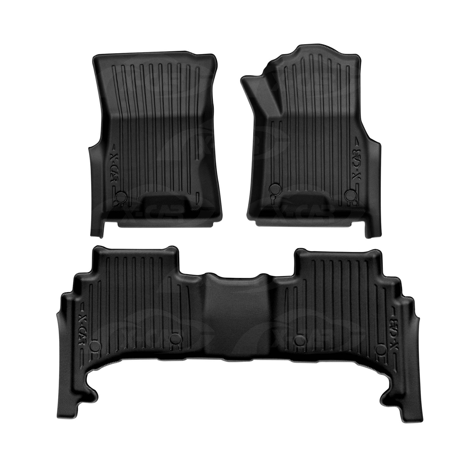 3D Floor Mats for Kia Tasman 2025-Onwards All-Weather Car Liners - Image 11