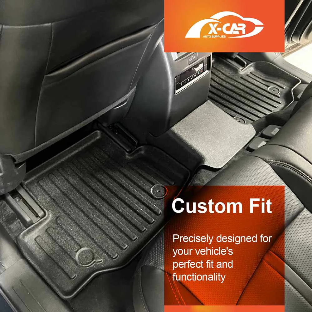 3D Floor Mats for Mazda CX-90 CX90 2023-Onwards All-Weather Liners - Image 5
