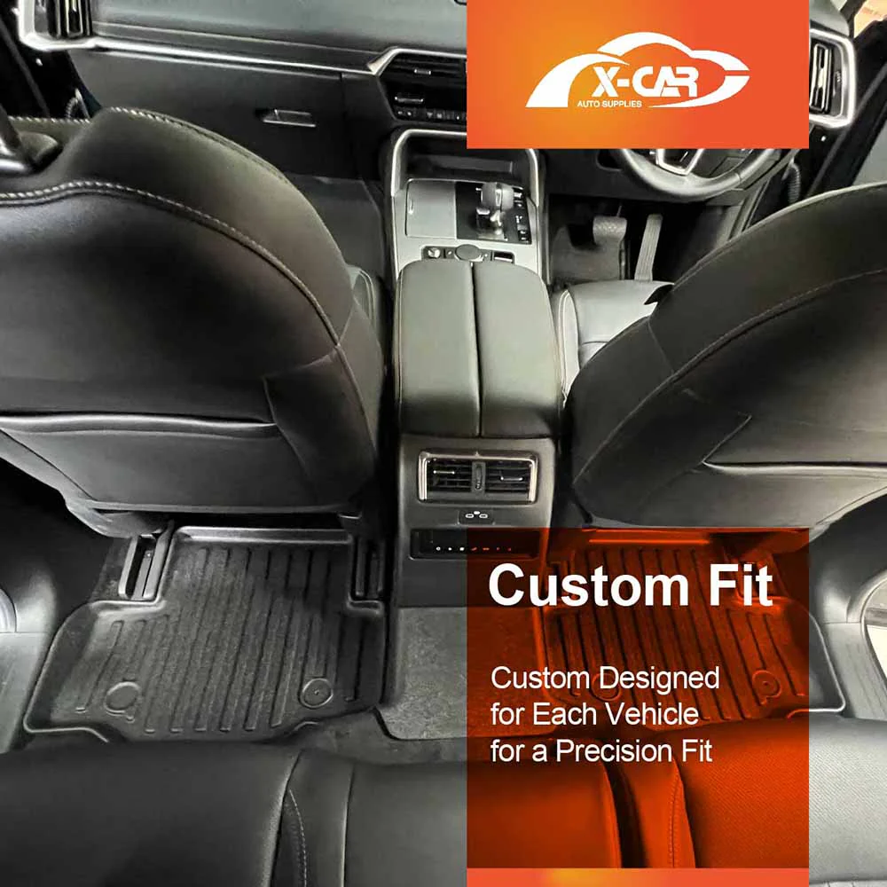 3D Floor Mats for Mazda CX-90 CX90 2023-Onwards All-Weather Liners - Image 6