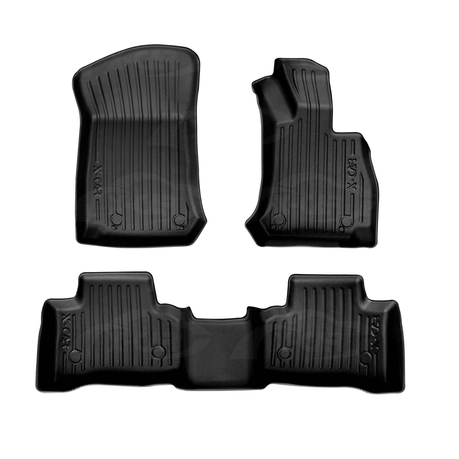 3D Floor Mats for Mercedes-Benz GLC Class 2015-2022 All-Weather Car Liners - Image 14