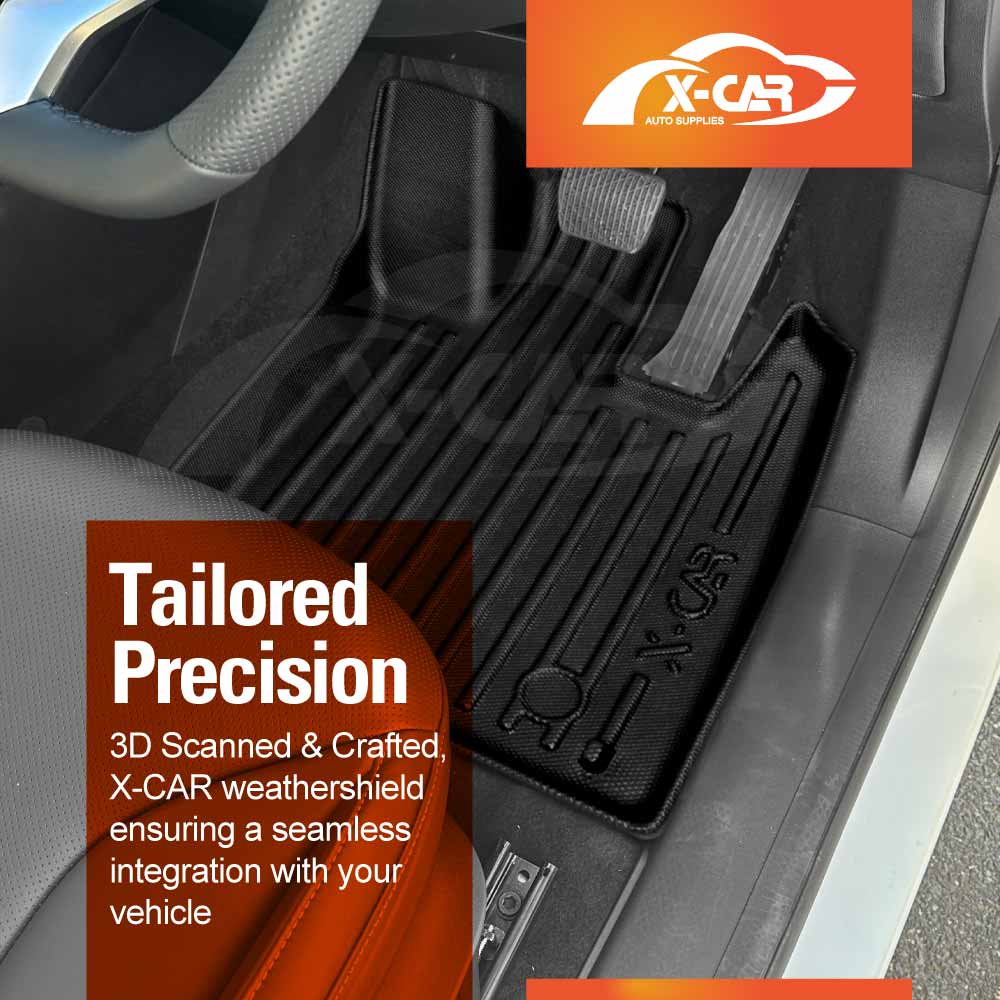 3D Floor Mats for MG HS Petrol 2024-Onwards All-Weather Car Liners - Image 4