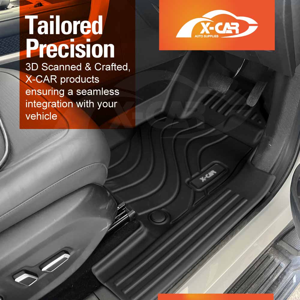 3D Floor Mats for MG MGU9 Dual Cab 2025-Onwards All Weather Car Liners - Image 3