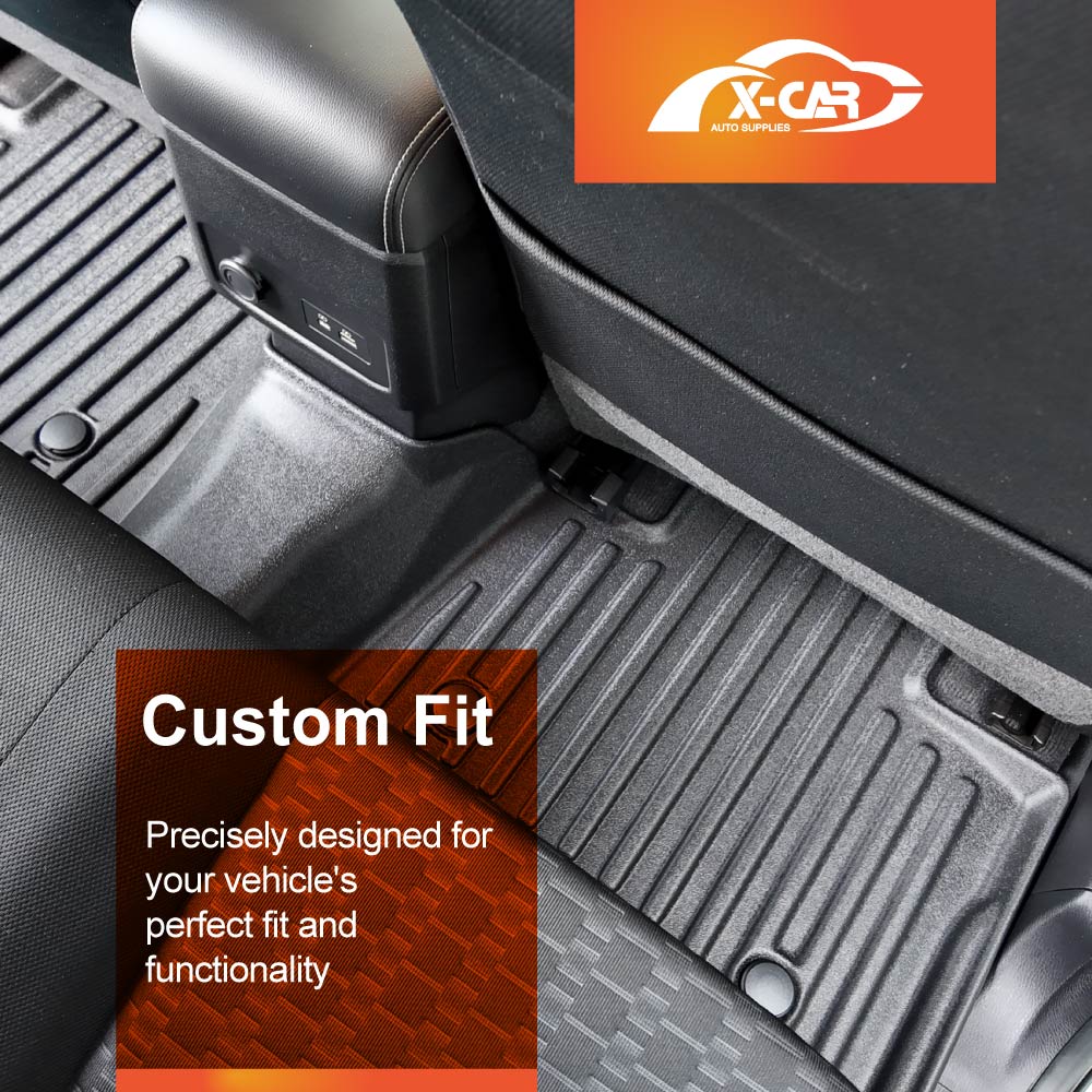 3D Floor Mats for Nissan Navara D27 2026-Onwards All-Weather Liners - Image 4