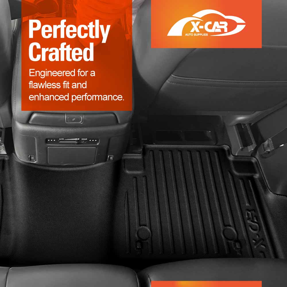 3D Floor Mats for Nissan Patrol 2012-Onwards Y62 Series All-Weather Car Liners - Image 2