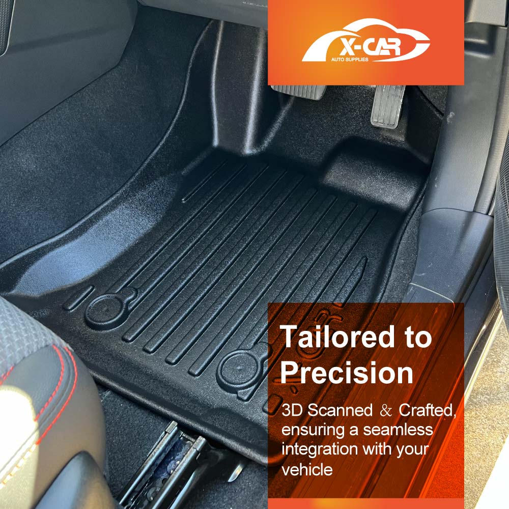 3D Floor Mats for Subaru Forester 5th Gen 2018-2025 All-Weather Car Liners - Image 3
