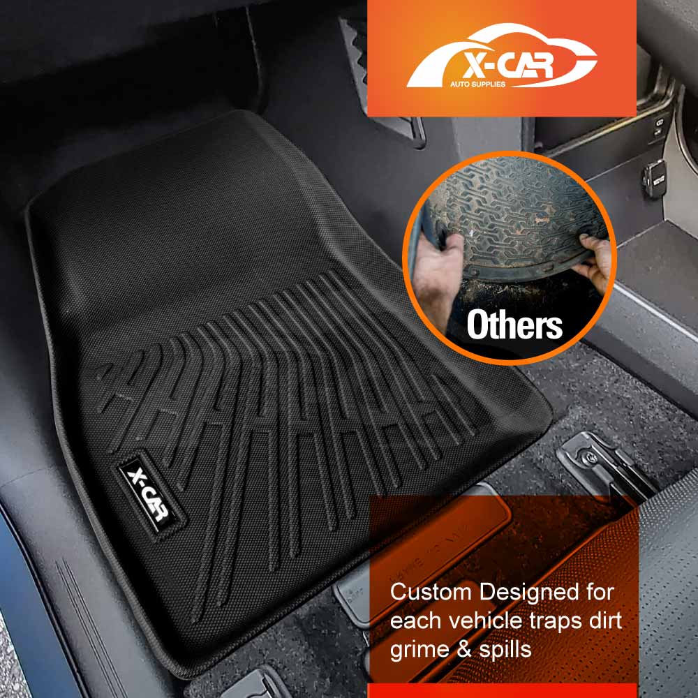 3D Floor Mats for Subaru Solterra 2023-Onwards All Weather Car Liners - Image 2