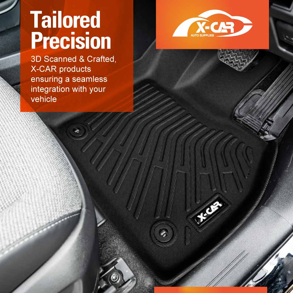 3D Floor Mats for Subaru Solterra 2023-Onwards All Weather Car Liners - Image 3