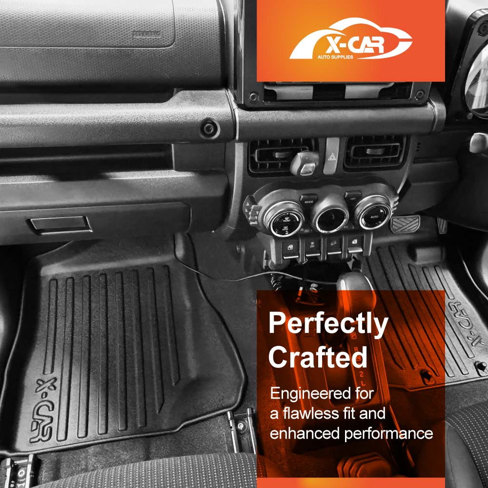 3D Floor Mats for Suzuki Jimny XL 5-Door Auto Transmission 2023-Onwards - Image 3