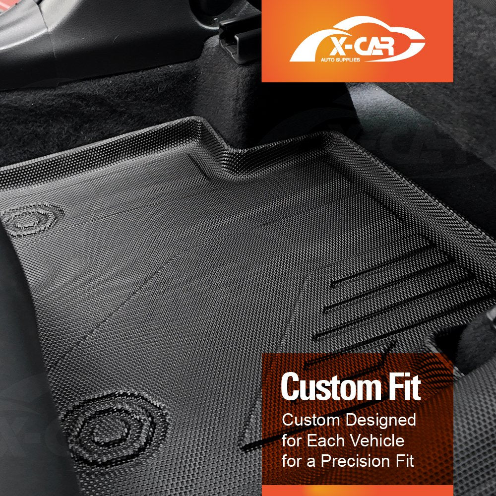 3D Floor Mats for Toyota C-HR CHR 2016-2023 All-Weather Liners - Image 5