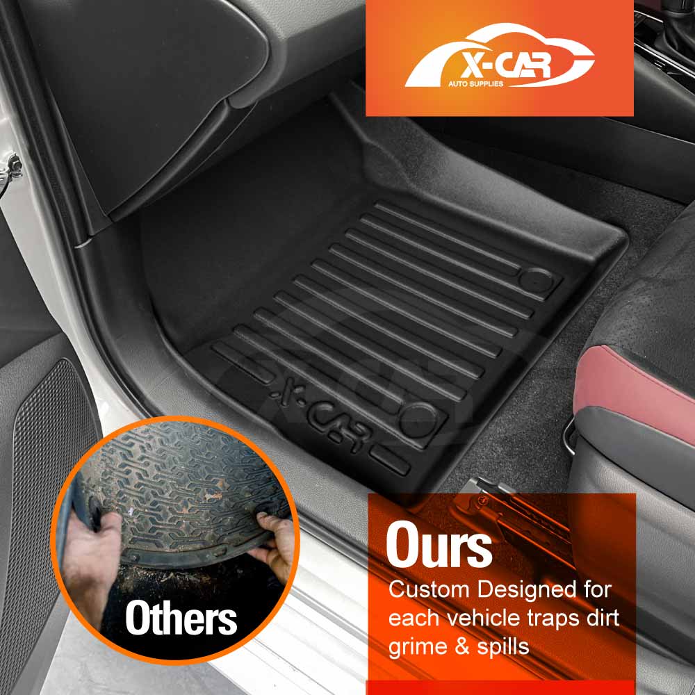3D Floor Mats for Toyota Corolla Hatchback Auto 2018-Onwards All-Weather Car Liners - Image 6