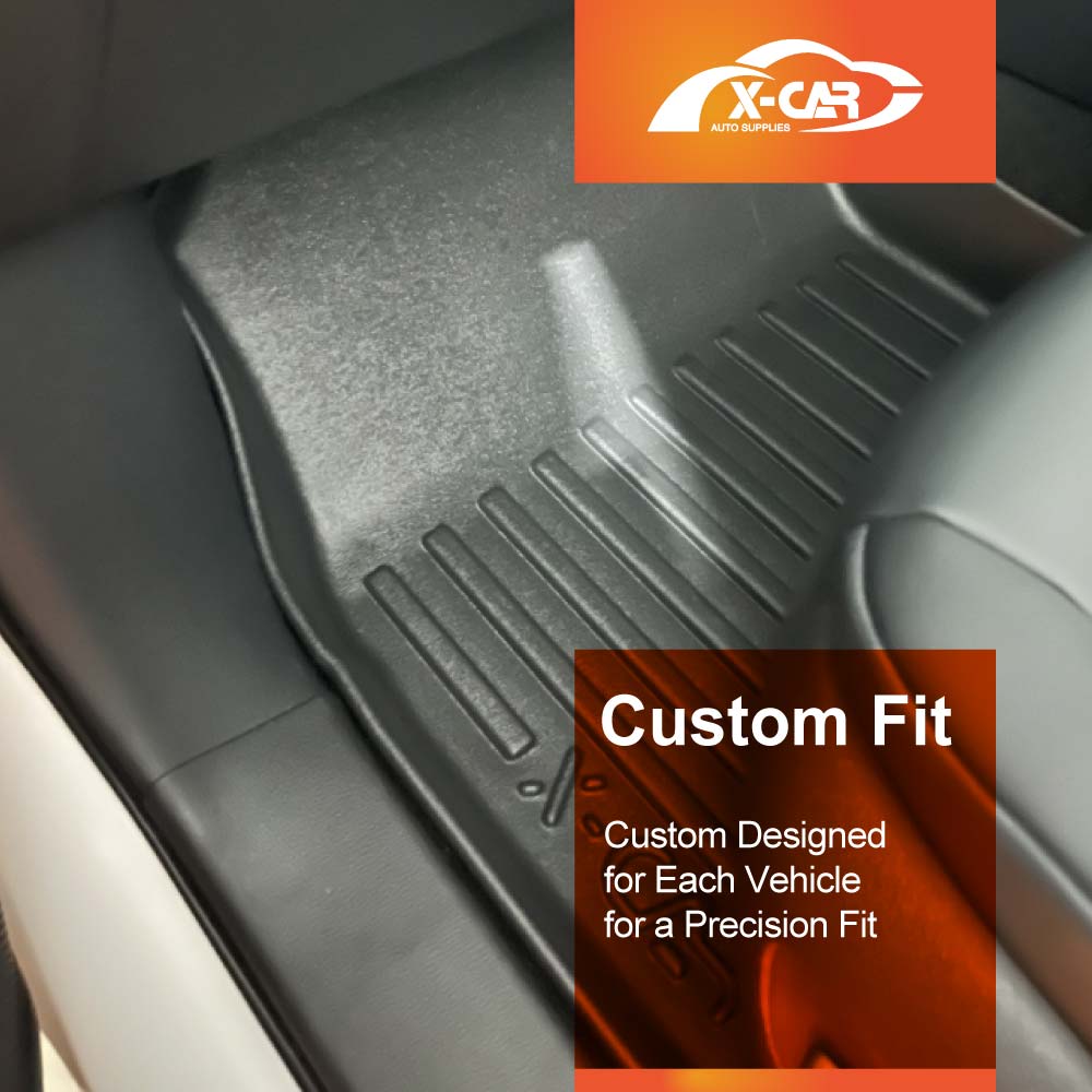 3D Floor Mats For Toyota Kluger 2021-Onwards All-Weather Liners - Image 2