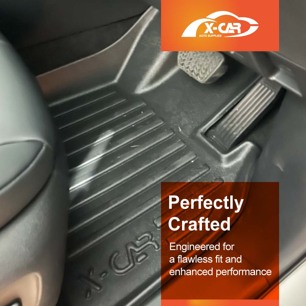 3D Floor Mats For Toyota Kluger 2021-Onwards All-Weather Liners - Image 3