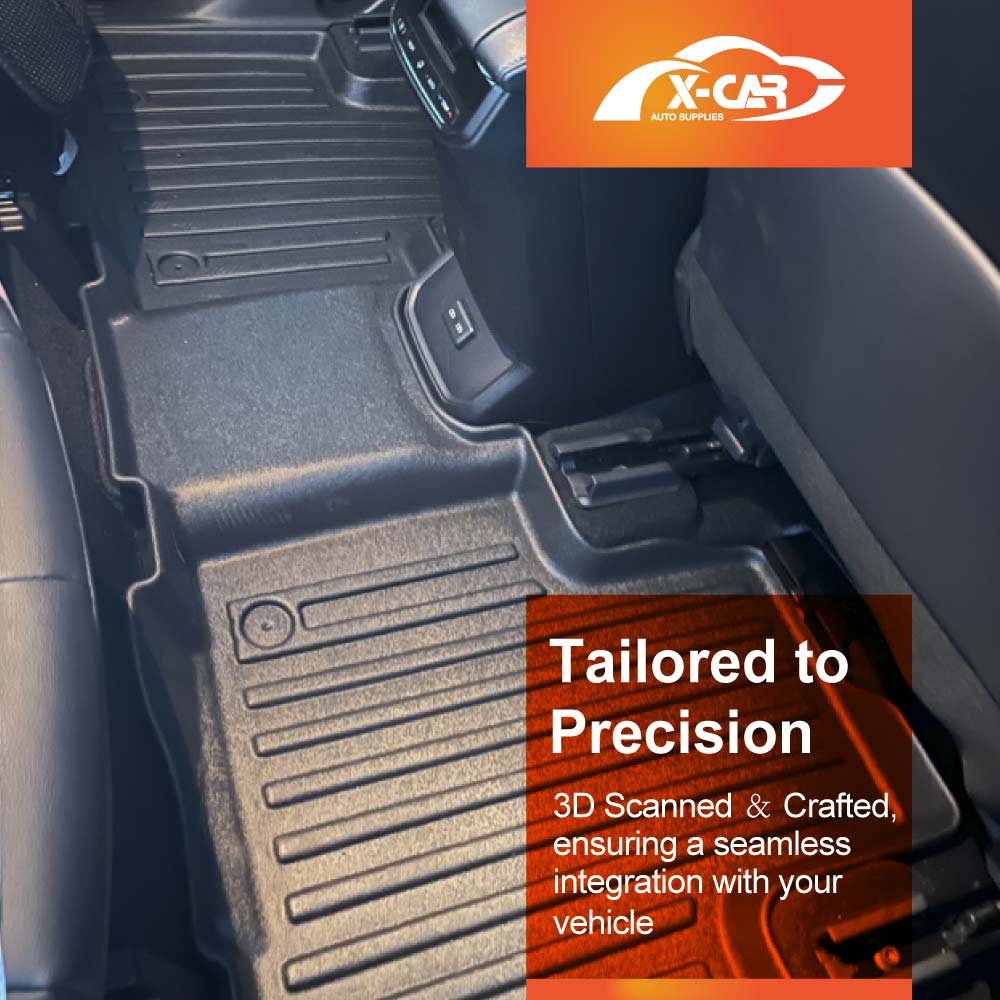 3D Floor Mats For Toyota Kluger 2021-Onwards All-Weather Liners - Image 4