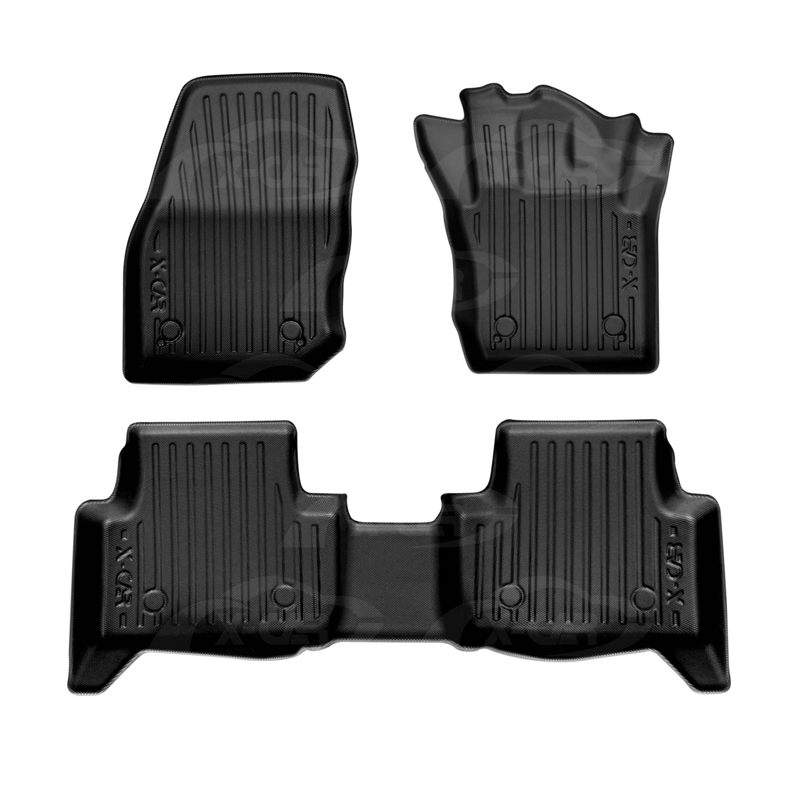 3D Floor Mats for Volkswagen VW Tiguan 3rd Gen CT Series 2025-Onwards All-Weather Car Liners - Image 14