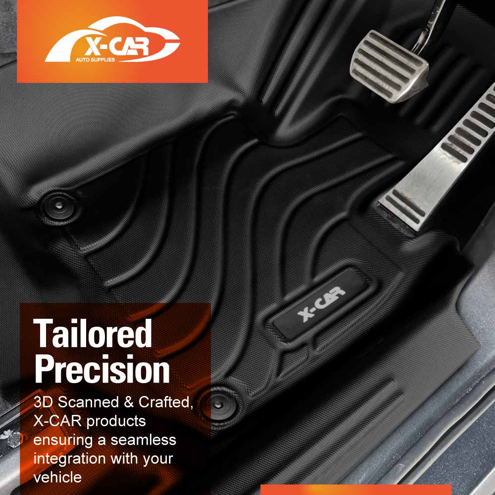 3D Floor Mats for Volvo XC90 PHEV 2015-Onwards All-Weather Car Liners - Image 2