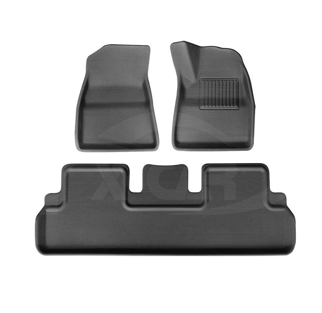 3D Floor Mats For Tesla Model 3 2017-2023 All-Weather Car Liners - Image 13