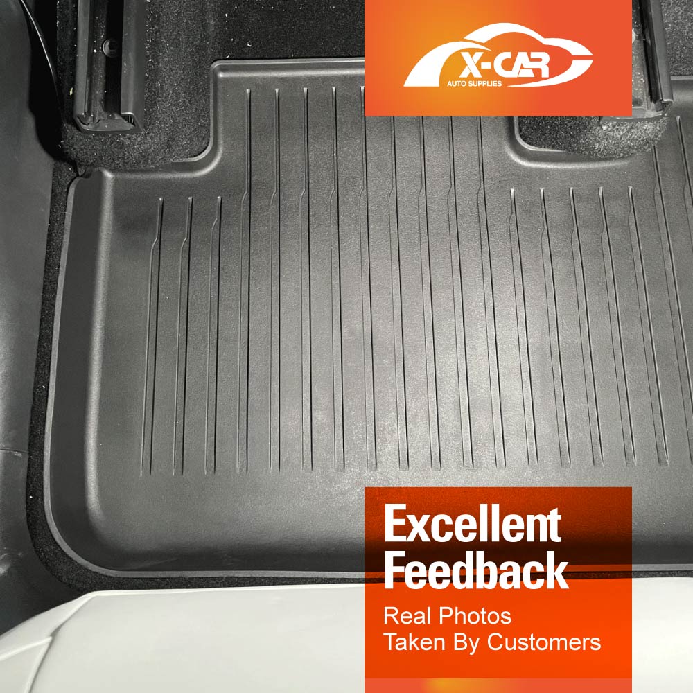 3D Floor Mats For Tesla Model 3 2017-2023 All-Weather Car Liners - Image 5