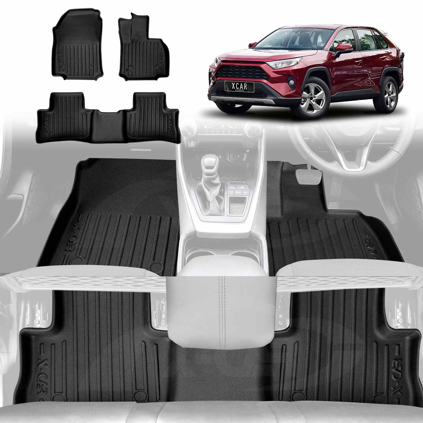 3D Floor Mats for Toyota Rav4 Rav 4 2019-2025 All-Weather Car Liners - Image 27