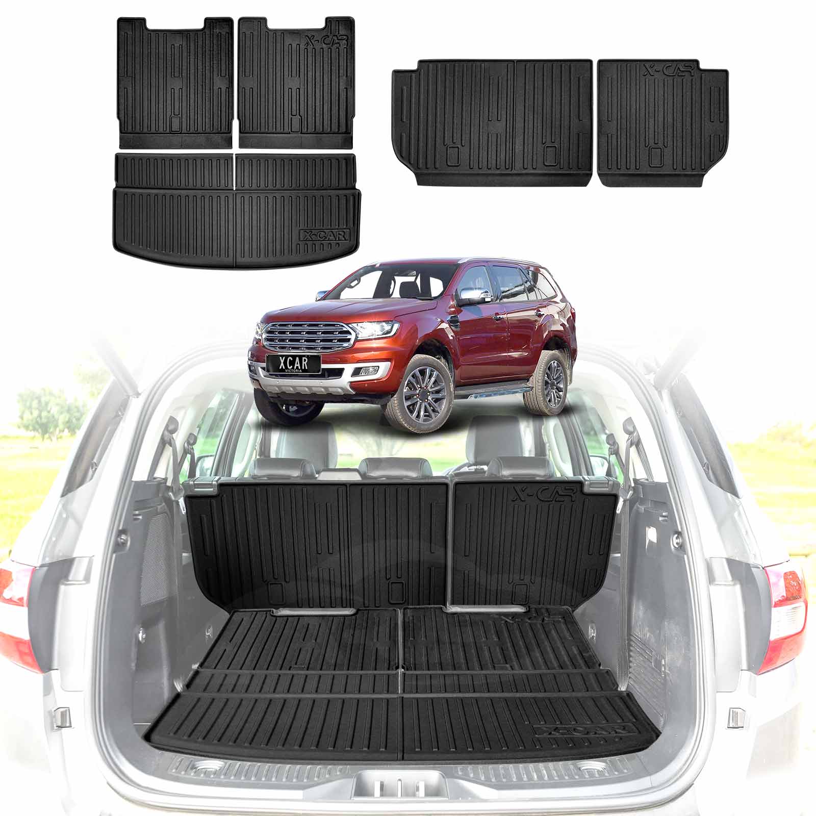 Boot Liner / Back Seat Protector for Ford Everest 2015-2022 - Image 23