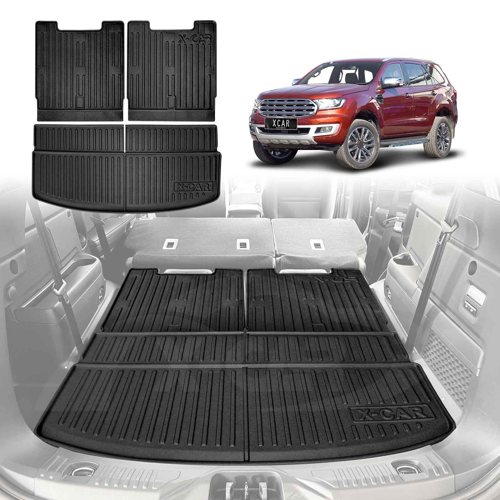 Boot Liner / Back Seat Protector for Ford Everest 2015-2022 - Image 24