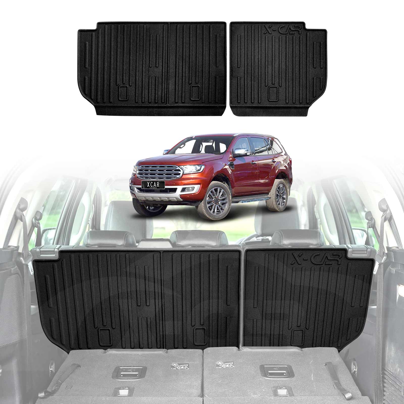 Boot Liner / Back Seat Protector for Ford Everest 2015-2022 - Image 26