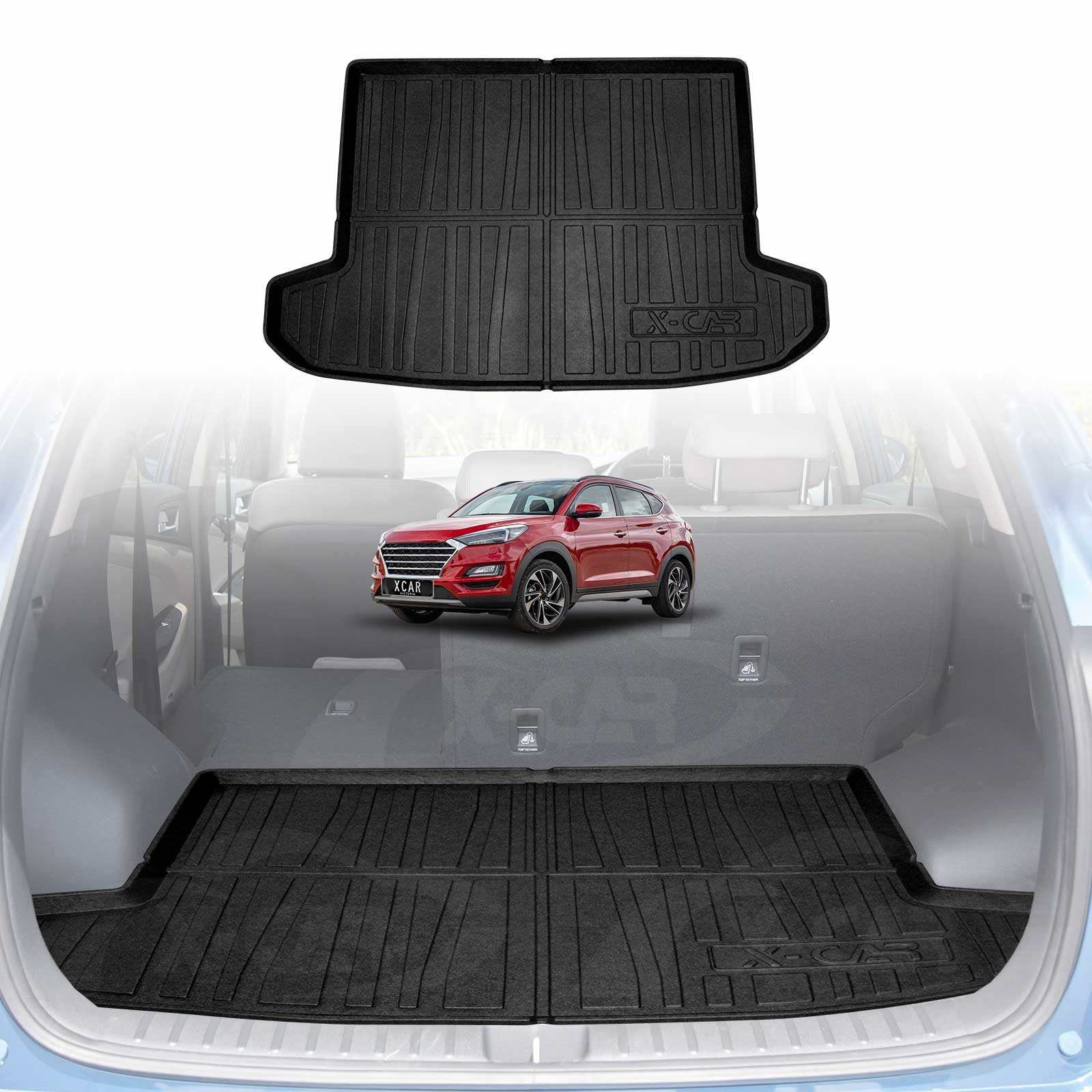 Boot Liner / Back Seat Protector for Hyundai Tucson 2015-2021 - Image 14