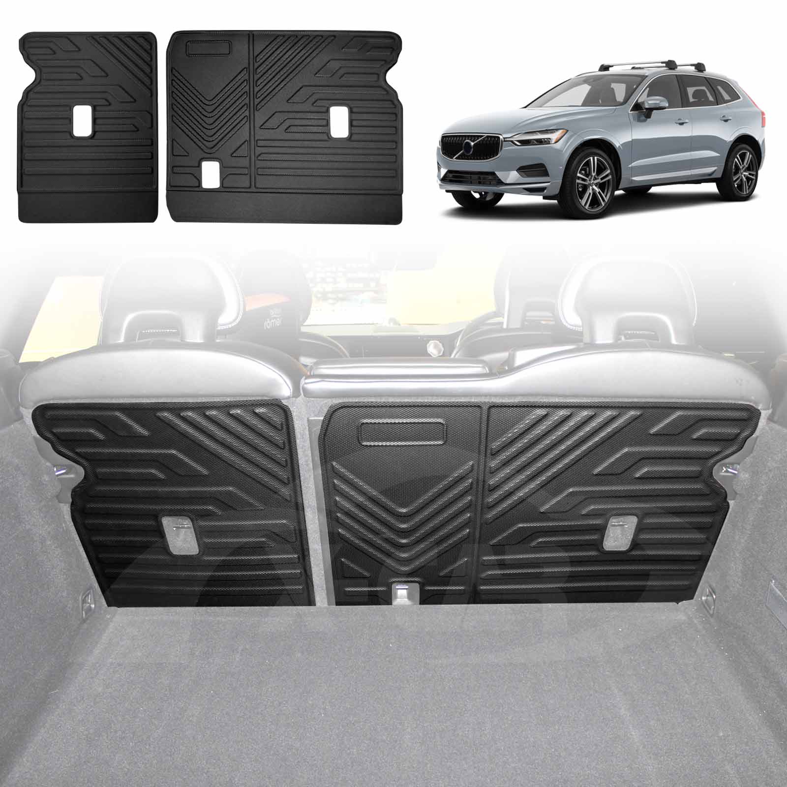 Boot Liner / Back Seats Protector for Volvo XC60 2017-Onwards - Image 16
