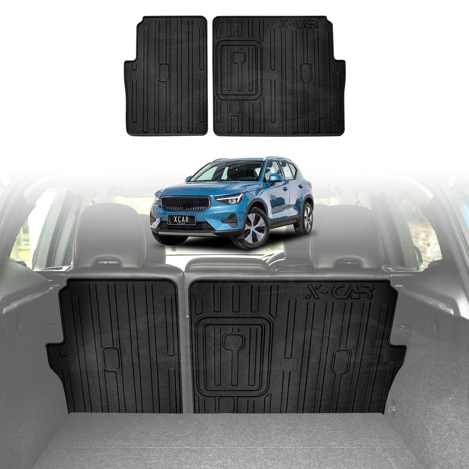 Boot Liner / Back Seat Protector for Volvo XC40 2018-Onwards All-Weather Cargo Mat - Image 15