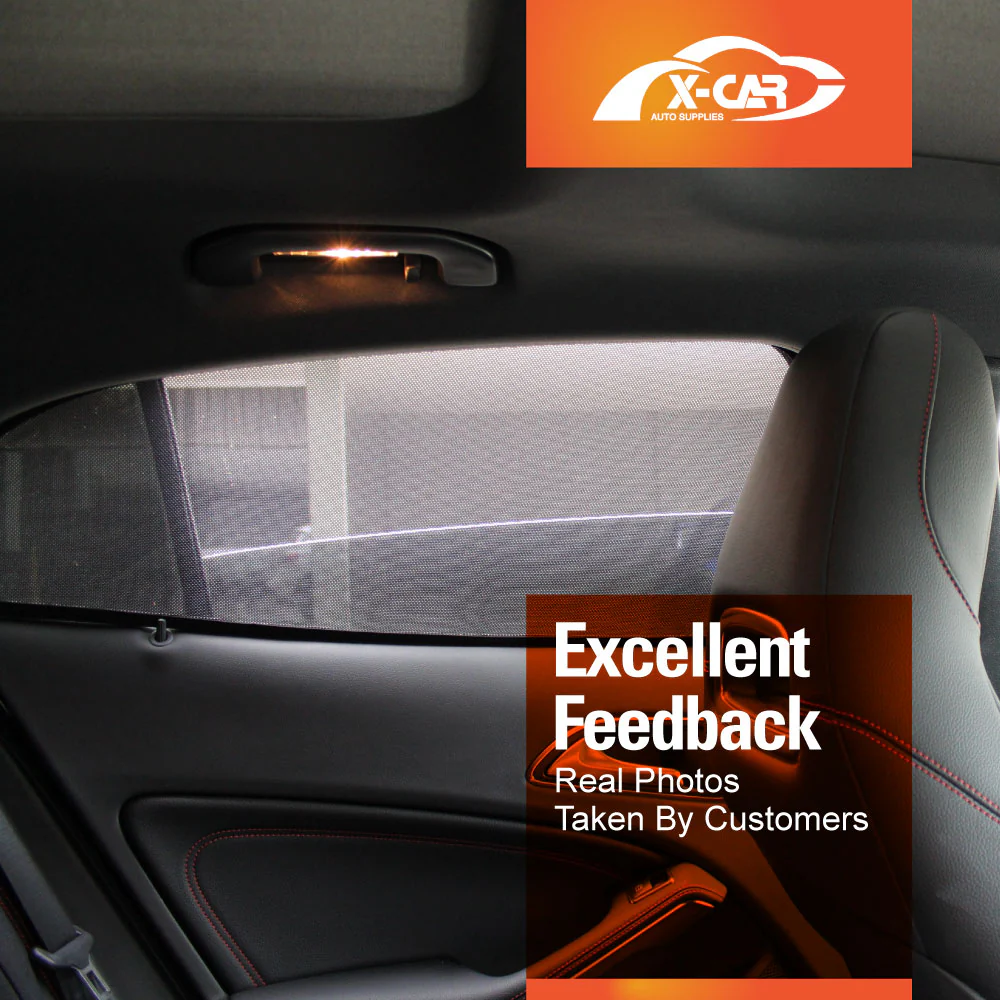 4 Pcs Complete Set Window Sun Shades for Mercedes Benz GLA Class 2014-2020 - Image 7