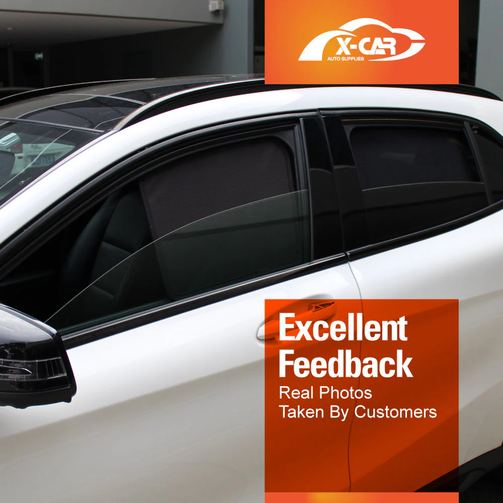 4 Pcs Complete Set Window Sun Shades for Mercedes Benz GLA Class 2014-2020 - Image 8
