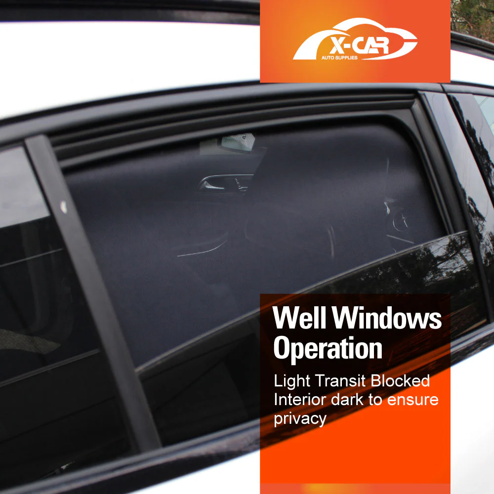 4 Pcs Complete Set Window Sun Shades for Mercedes Benz GLA Class 2014-2020 - Image 9
