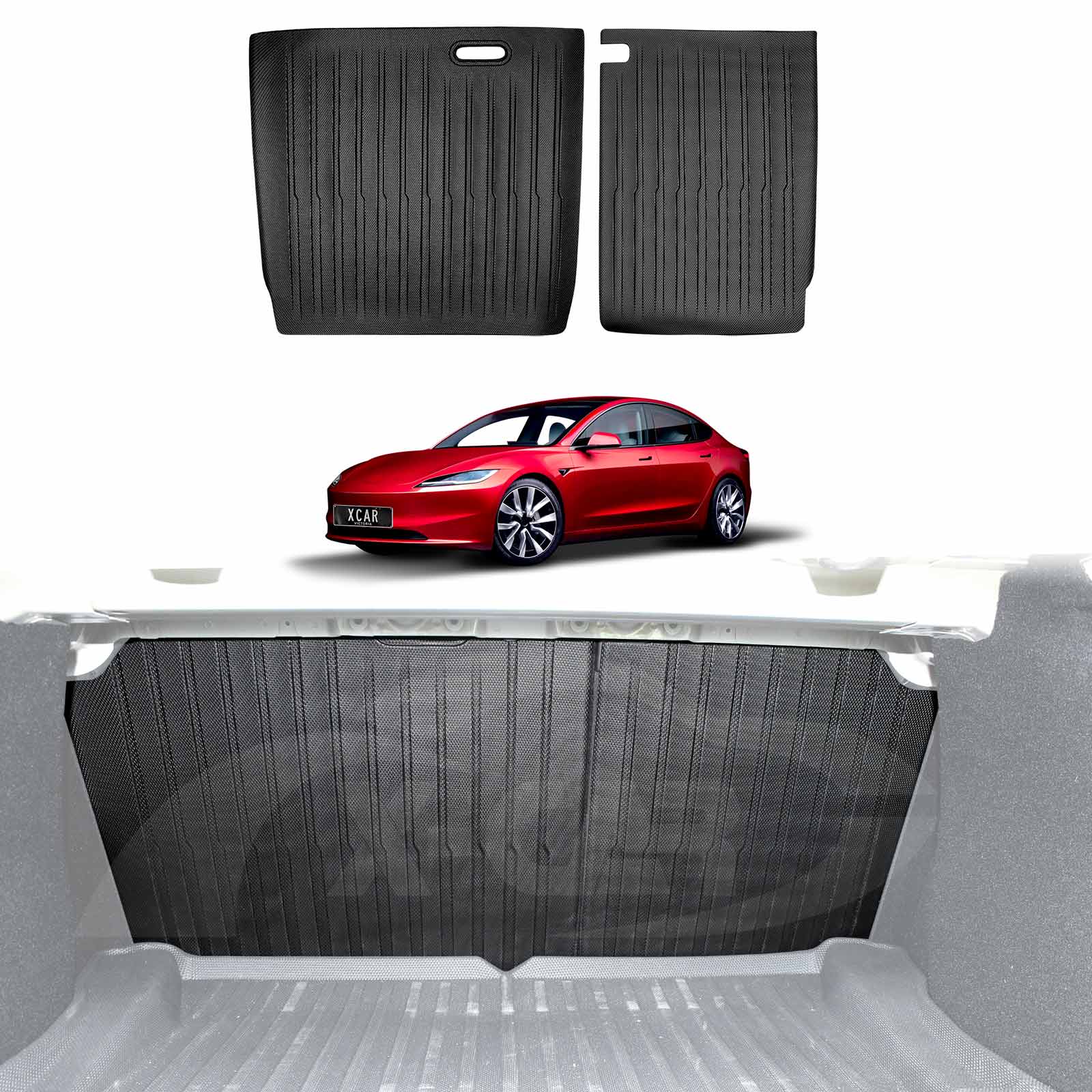 Tesla Model 3 Highland 3D All-Weather Interior Liners for Boot Frunk Cargo Mats 2023-Onwards - Image 18